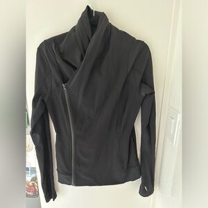 Womens Lululemon double zip jacket, black, size 10